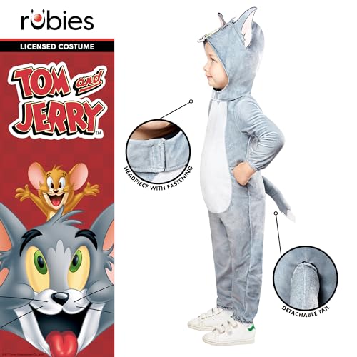 Disfraz Tom Cat para niños 4T unisex miniatura 3