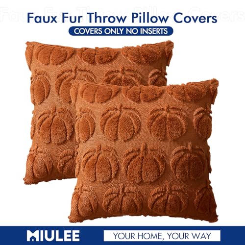 MIULEE Fall Pillow Covers – Pumpkin Accent for Farmhouse Decor - Image 7