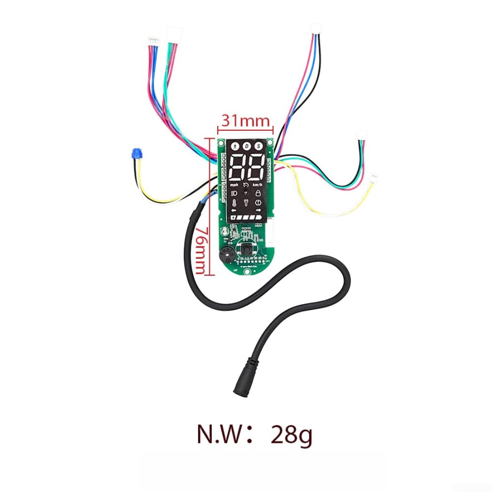 Repuesto para pantalla digital Dashboard Control Mainboard para Xiaomi Electric Scooter 4 Pro 2ª Generación Accesorio