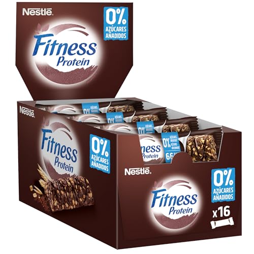 Fitness 0% Barritas Cacao ricas en Proteína 16x20g