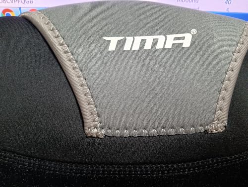 Image of TIMA Shoulder Support Double Lock Neoprene Adjustable Stretch Strap Brace Support Medical Posture Compression Shoulder Pad, Black & Grey, Universal, 1 Unit