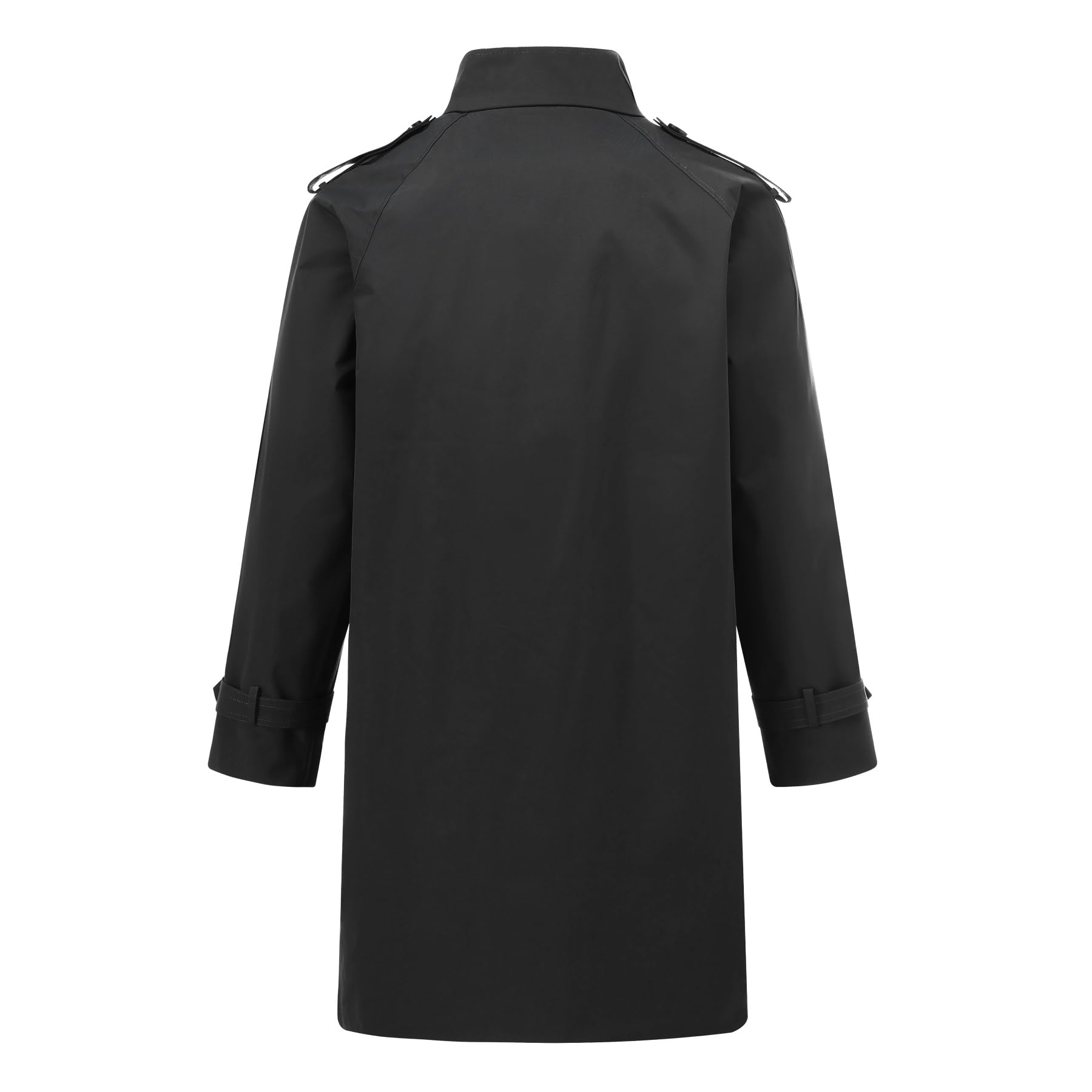 Allthemen Trench da Uomo Lungo Classico Business Coat Autunno Antivento Cappotto Monopetto Giacche a Vento Casual