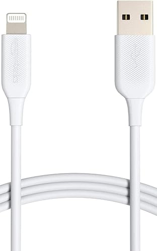 Miniatura 13 de Amazon Basics Paquete de 2 cables de carga rápida USB-A a Lightning ABS, duraderos, certificados MFi para carga de iPhone de Apple, para iPhone 14