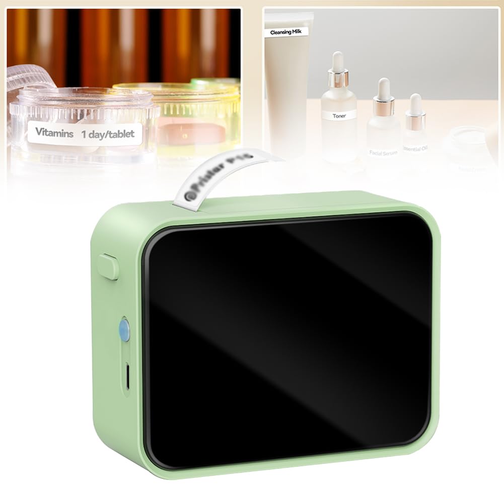 Bezprzewodowa drukarka etykiet, P15 przenośna termiczna maszyna etykietująca Bluetooth, przenośna mini maszyna, z taśmą klejącą, maszyna do produkcji etykiet z taśmą, do użytku dom