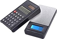 G&G 200g/0,01g PC Feinwaage Taschenwaage & Taschenrechner (2 in 1) Digitalwaage Münzwaage