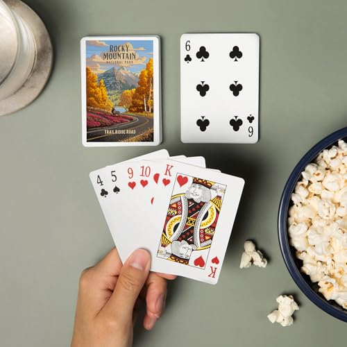 Baraja de poker Lantern Press Rocky Mountain 52 cartas miniatura 2