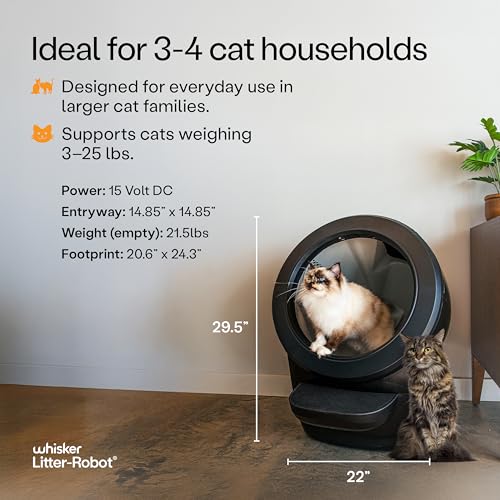 Whisker Litter-Robot 4 Supply Bundle – Automatic Self-Cleaning Litter Box with App Tracking — view 8