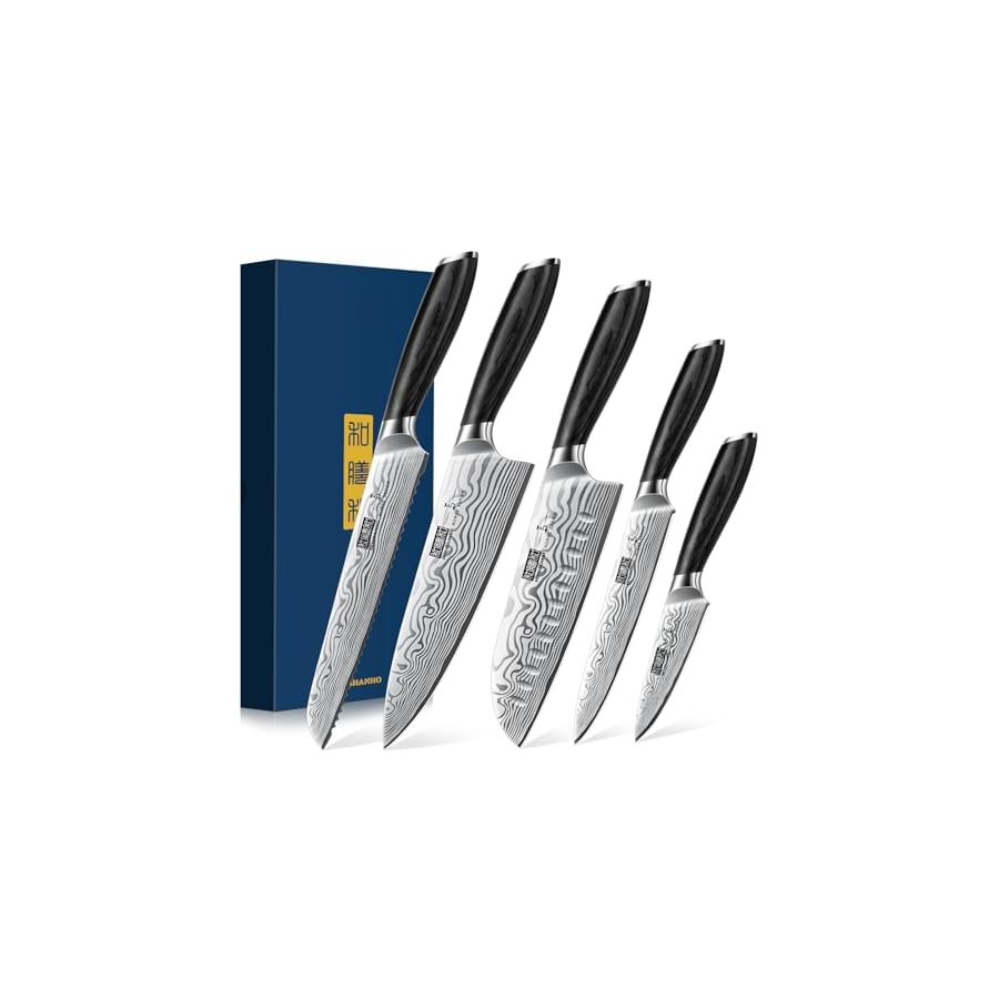 5-Pieces-Knife-Set-Professional-Powder-Steel-Chef-Knife-Set-Ultra-Sharp-Japanese-Kitchen-Knives-Set-with-Ergonomic-Pakkawood-Handle 5 Pieces Knife Set, Professional Powder Steel Chef Knife Set, Ultra Sharp Japanese Kitchen Knives Set with Ergonomic Pakkawood Handle