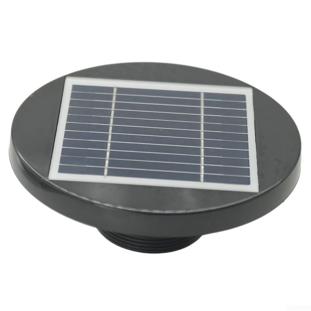 Ventilatore da tetto ad energia solare, ventilatore rotante a energia solare, 2500 giri al minuto, ventilatore a energia solare, per barca, camper, serra, capanno, roulotte
