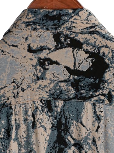 Image of JOTOOK Mens Hawaiian Shirt Short Sleeve Button Down Tropical Shirts Casual Floral Summer Beach Shirt