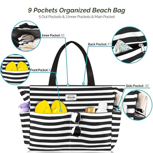 Bolso Grande Impermeable HOMESPON para Playa y Gimnasio miniatura 4