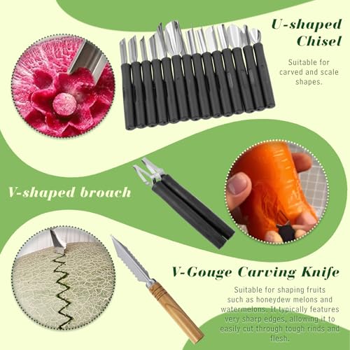 80-Piece Stainless Steel Carving Kit