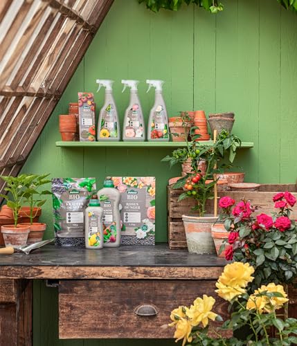 Dehner Bio Gemüsedünger, hochwertiger Flüssigdünger, Dünger für Gemüse, organischer NK-Dünger, ökologisch wertvoll, 1 l, für ca. 150 l, bunt