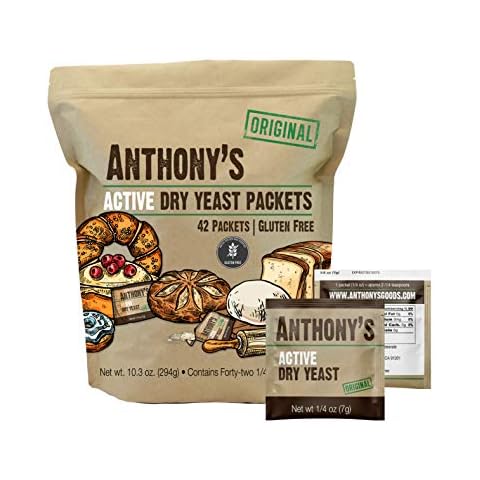 Anthony's Active Dry Yeast Packets Cover