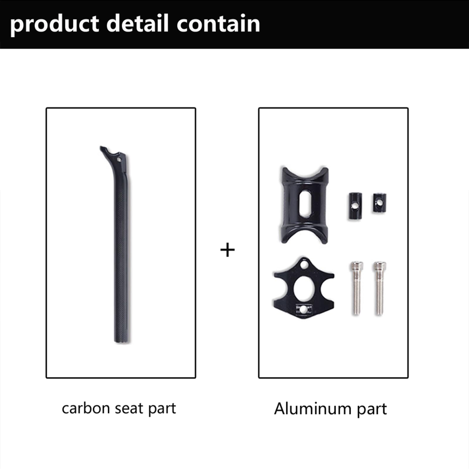 Tige De Selle Carbone Alfa Pasca 3K – 27.2/30.8/31.6 Mm, Longueur 350/400 Mm Pour VTT Et Route