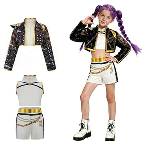 Disfraz K pop Niña De Carnavals para Guerreras Cosplay Uniforme A...