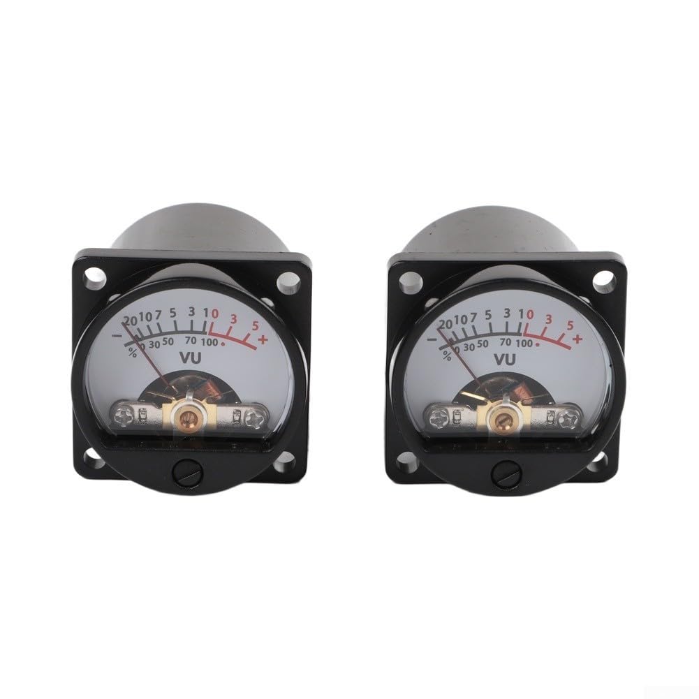Medidor VU de 35 mm con placa de controlador AC6V-12V y dos indicadores de nivel para audio