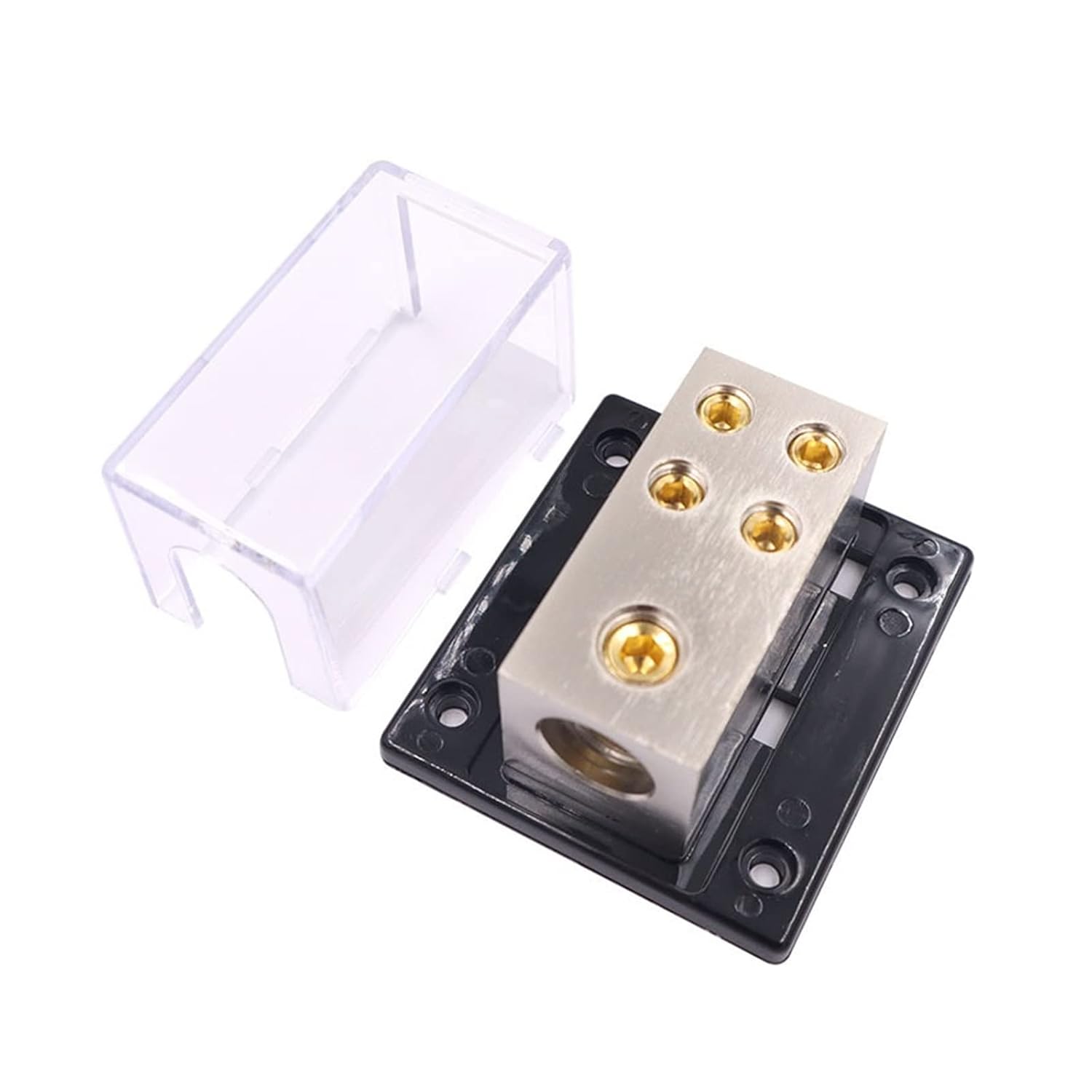 Car Audio Power Amplifier Refitting 1-Point, 4-Point, 1-Out, 4-Wire Box, Hub, Junction Negative Fuse, Holder
