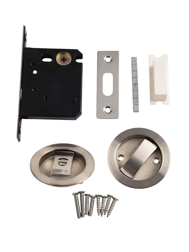 Serrure de porte coulissante ronde pour préserver l'intimité de votre douche