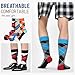 Mens Colorful Dress Socks Argyle - HSELL Men Classic Argyle Pattern Fashionable Fun Crew Socks 4 Packs (Classic Argyle 4Packs)One Size