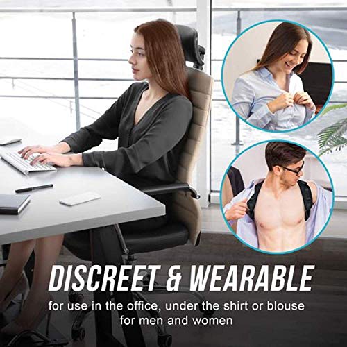 Image of XClub Neoprene Comfort Clavicle Brace Posture Corrector For Men And Women - Back Straightener With Adjustable Support Effective For Neck, Back And Shoulder Pain Relief (Unisex) (Universal), Free Size