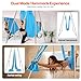 VEVOR Aerial Yoga Frame & Hammock, 551.15 lbs Load Capacity, 9.68 ft Height Professional Training Swing Stand Comes with 13.1 Yards Aerial Hammock, Yoga Rig for Indoor Outdoor, Blue