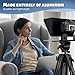 GEIMRSY i2/12-inch All-Metal teleprompter, Lift The teleprompter and Remote Control, Using Tempered Optical Glass, Compatible with a Variety of Devices for a Variety of scenarios.