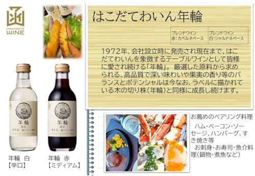 はこだてわいん 赤ワイン ミニボトル11種12本セット