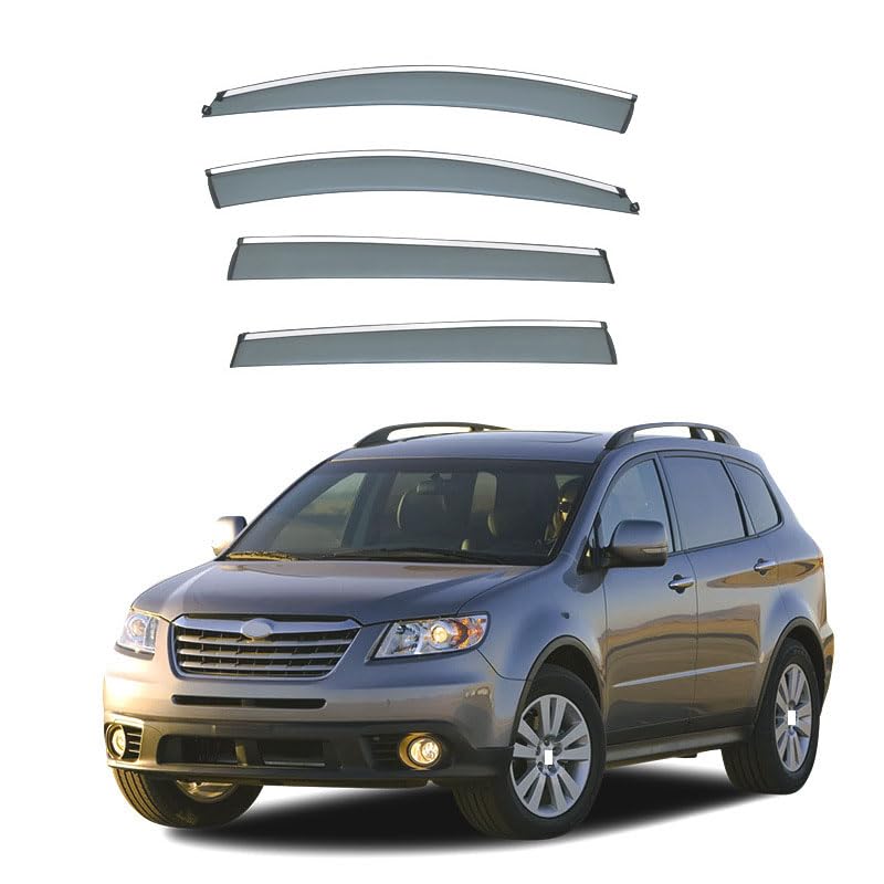 Deflectores de aire Subaru Tribeca WX: protección lluvia y sol para ventanas