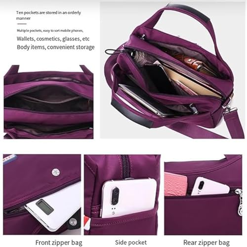 Beautifuldeer Anti Theft Handbag for Women, Large Crossbody Bag for Women Travel, Fashion Waterproof Large Capacity (Dark Gray)4