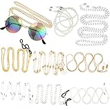 10 Pieces Women's Eye Glasses Chain Sunglasses Lanyard Strap Cord String Holder Around Neck for Couple Family Friend