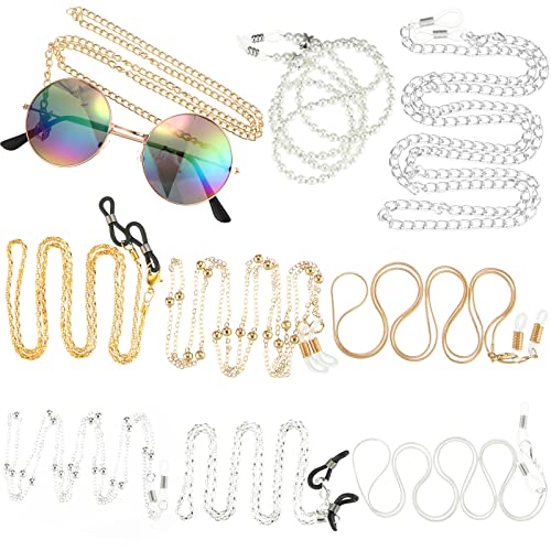 10 Pieces Women's Eye Glasses Chain Sunglasses Lanyard Strap Cord String Holder Around Neck for Couple Family Friend