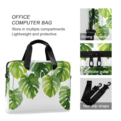 Funda para portátil con diseño Tropical Green Monstera 13-15.6" miniatura 6