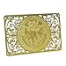 Feng Shui Wealth-Bringing Mongoose Gold Talisman Card W4124