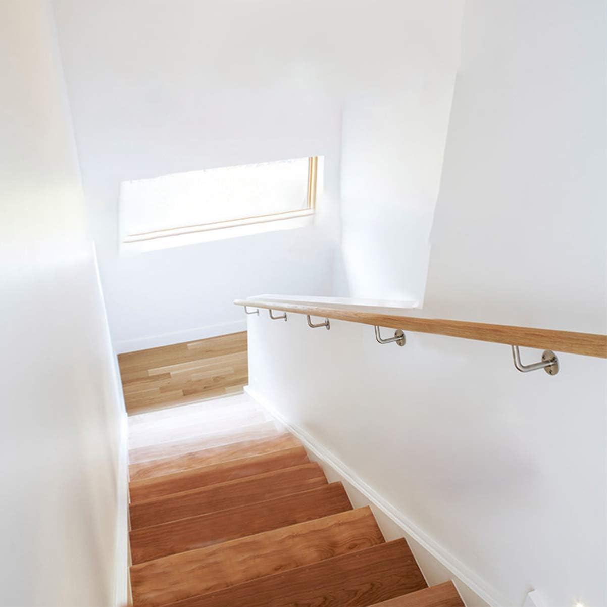 ORFOFE Elegant Stainless Steel Handrail Bracket Easy Install Suitable for Stairs Railing