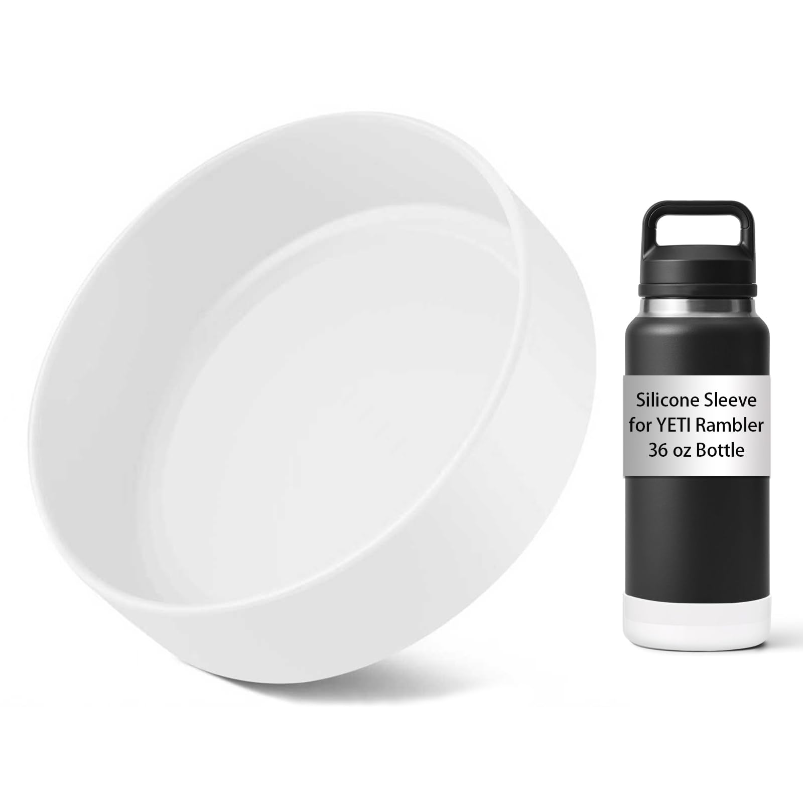 VGHNQ Silicone Sleeve for YETI, Owala Water Bottles, Bottom Boot for YETI 26 36 OZ, Boot Cover for Owala 32OZ, Boots Rambler Mug Water Bottle