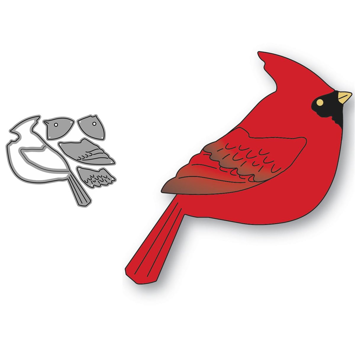 Combination Bird Die Cuts for Card Making, Animals Metal Cutting Dies for Paper Scrapbooking, DIY Stencils for Album Party Wedding Festivals Decoration — image 1
