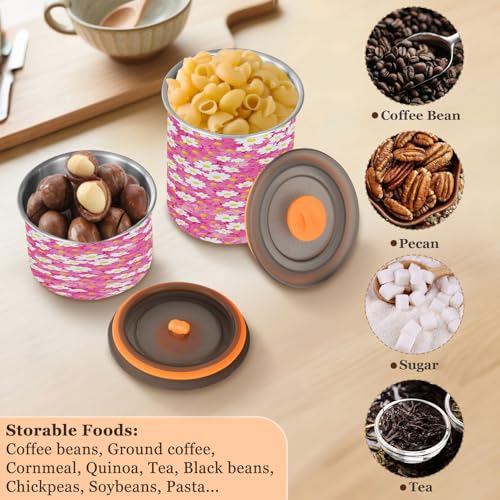 Contenedor de almacenamiento café Qilmy 17oz acero inox miniatura 6