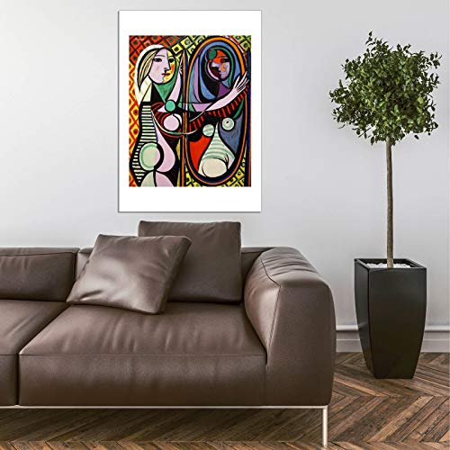 Impression Picasso Girl Before Mirror grand format affiche cubisme decoration murale - 5