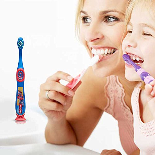Colgate Kids Soft Toothbrush with Suction Cup, Blaze Value Pack (2 Count)