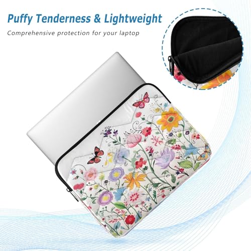 Funda para portátil con flores rústicas para notebooks 13-14'' miniatura 5