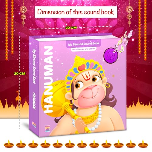 Image of Hanuman Mantra Sound Book for Kids ; India's First Mythology Shloka and Mantras Sound Book to Teach Indian Culture, Values Devotional