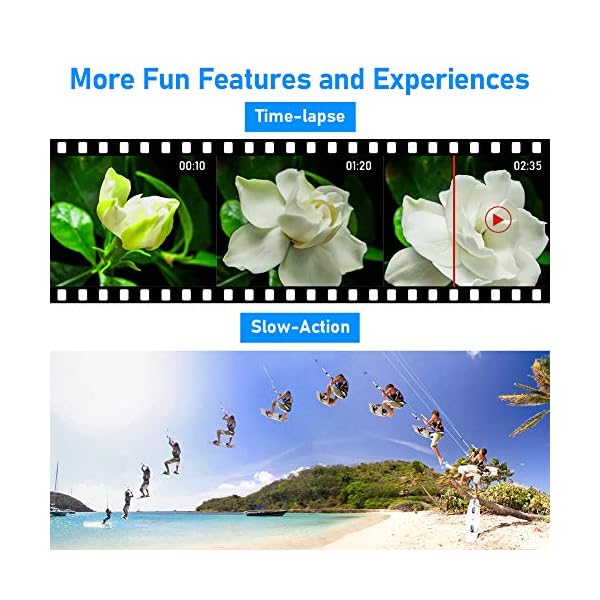 4K Videokamera WiFi Camcorder 48MP Vlogging Kamera 30FPS Digital Camcorder Infrarot Nachtsicht 3 Zoll Touchscreen… – Bild 7