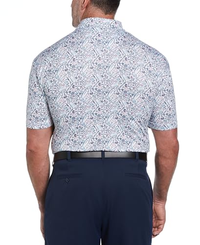 Callaway Men's Short Sleeve Printed Golf Polo Moisture Wicking2