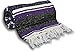YogaAccessories Traditional Mexican Yoga Blanket ( Dark Purple)