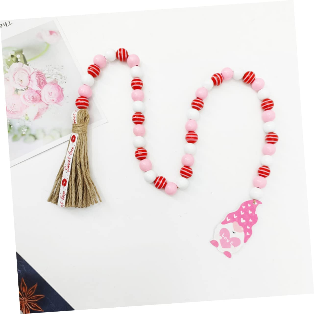 PRETYZOOM 5stücke Tassel Bead Romantische Deko Für Valentinstag Vielseitig Einsetzbar Für Wohnräume Und Partys Und Quasten Für Festliche