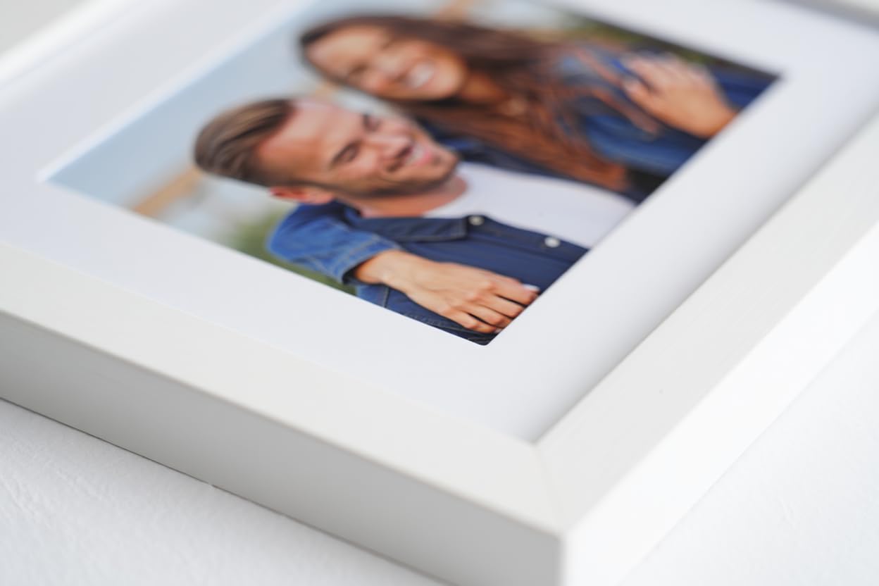 6 White Photo Frames - Acrylic Gallery Wall Set -3