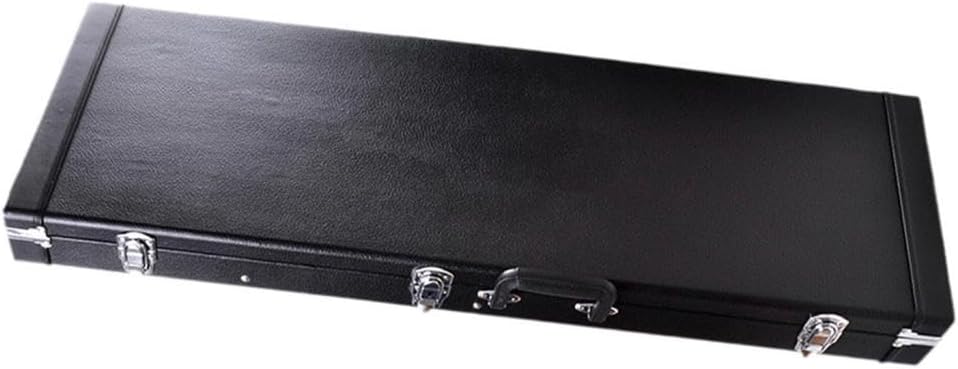 Pistro エレキギター ハードケース スクエア ハードシェル ロックラッチパッド付き キャリングケース ハードシェル 41.46