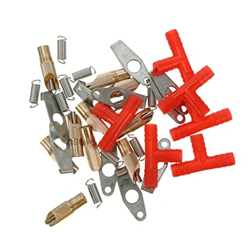 DECOMELODY Rabbit Water Feeder 10pcs Set Portable Drinking Tool Made of Safe Plastic Healthy for Pet Chinchillas Guinea Pigs