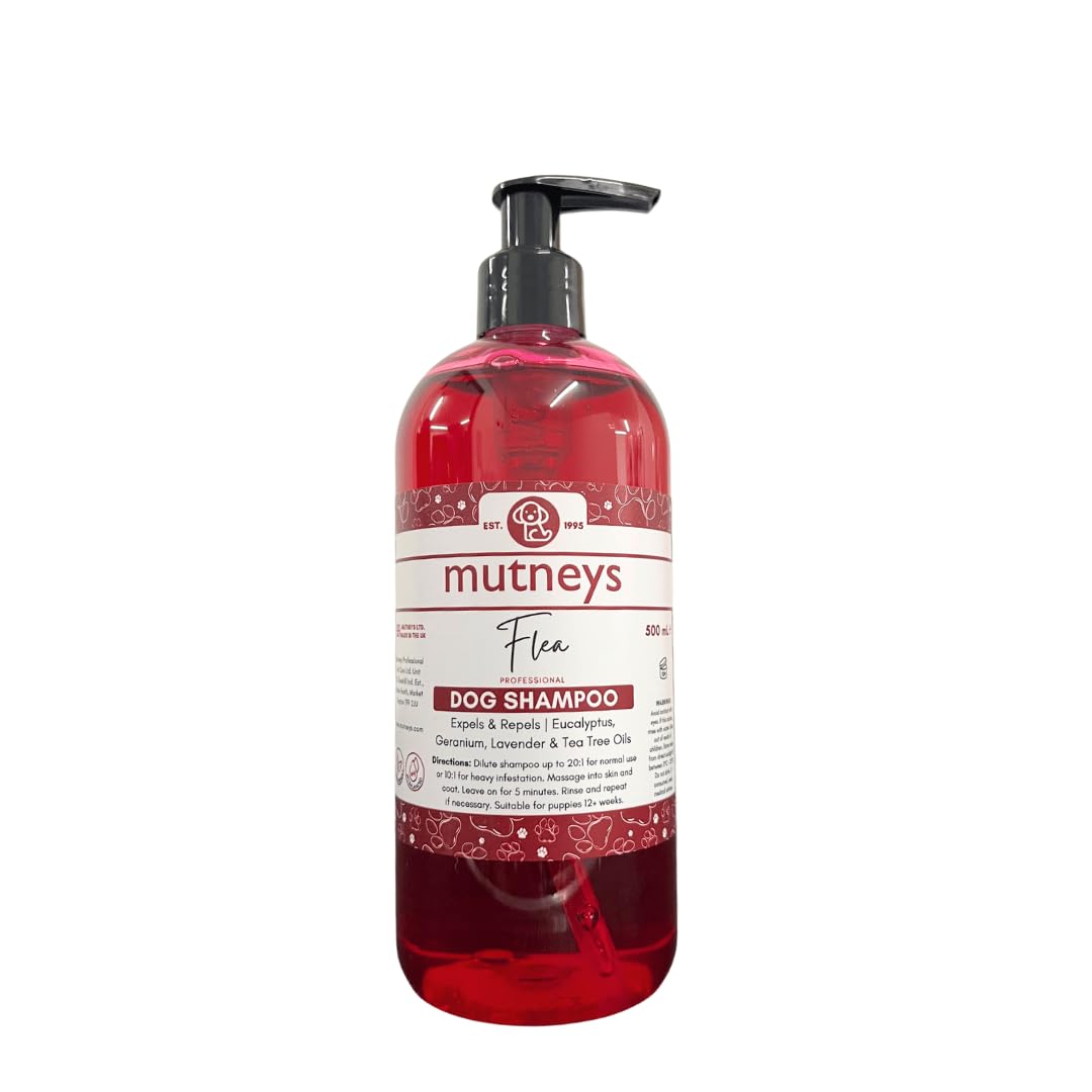 Natural Flea Shampoo | Expels & Repels | 500ml | Mutneys